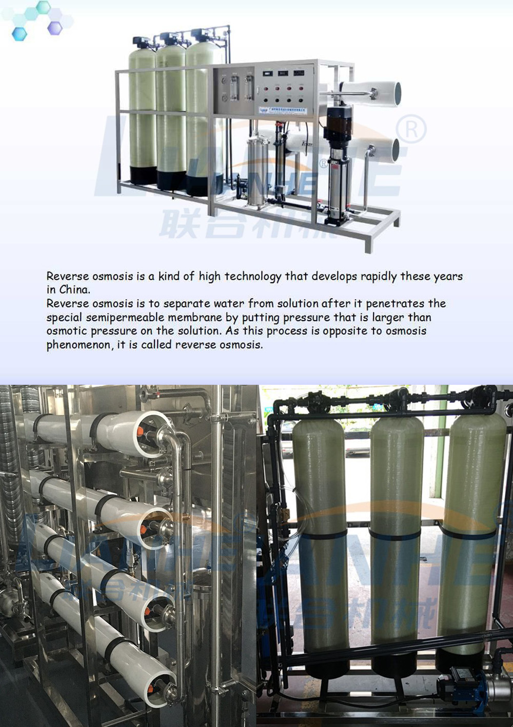 RO Water Purifier/Water Treatment Equipment