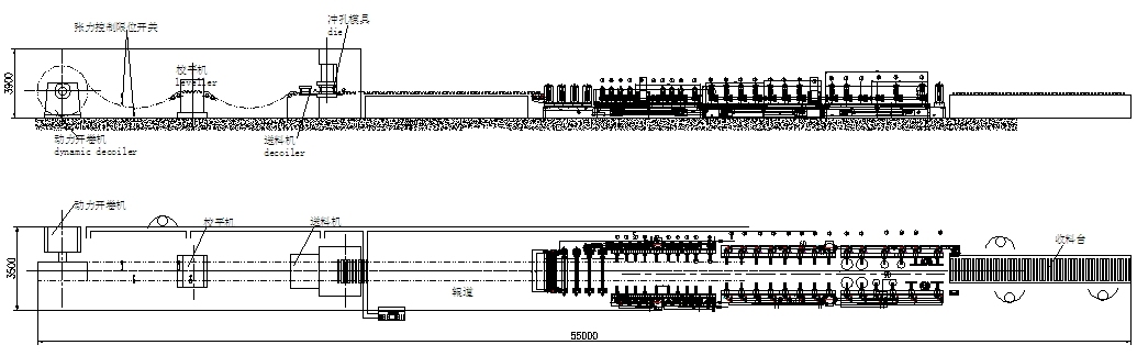 Steel Slotted Hole Cable Tray Roll Forming Machine with Detail / Perforated Cable Tray Roll Forming