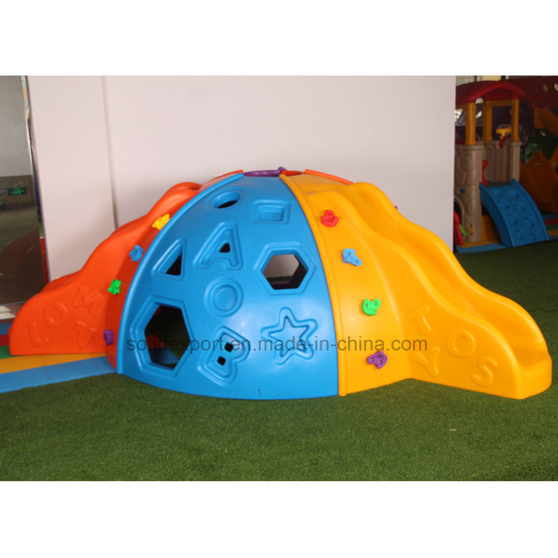 Children Body Training Play Games Area Plastic Climb Hillside Slide