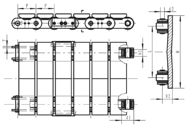 Conveyor Roller Engineering Chain for Paper Mill Transmission