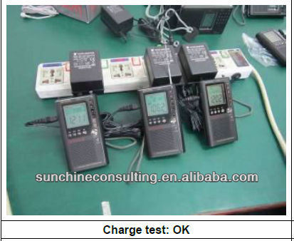 Radio Inspection During Production/ Final Random Inspection Before Shipment