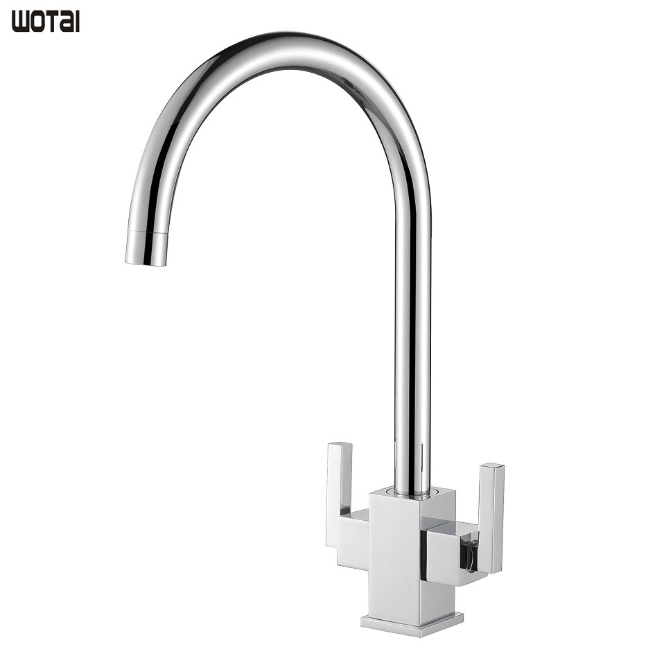 Two Lever Kitchen Sink Water Faucet China Kitchen Tap