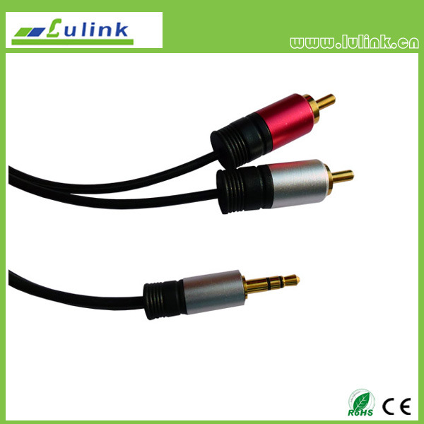 Cu Copper Audio Video Cable Connector Male Female