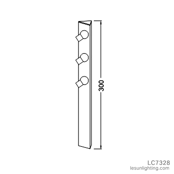 LED Standing Spotlight Cabinet Lighting for Jewelry LC7328