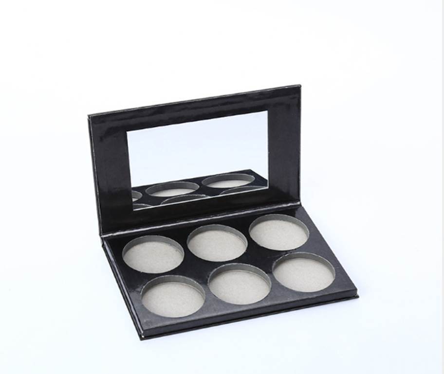 Custom Private Label Empty Paper Eyeshadow Palette 30 and 6 Shadows Makeup Palette Eyeshadow Case Eyeshadow Packaging Box