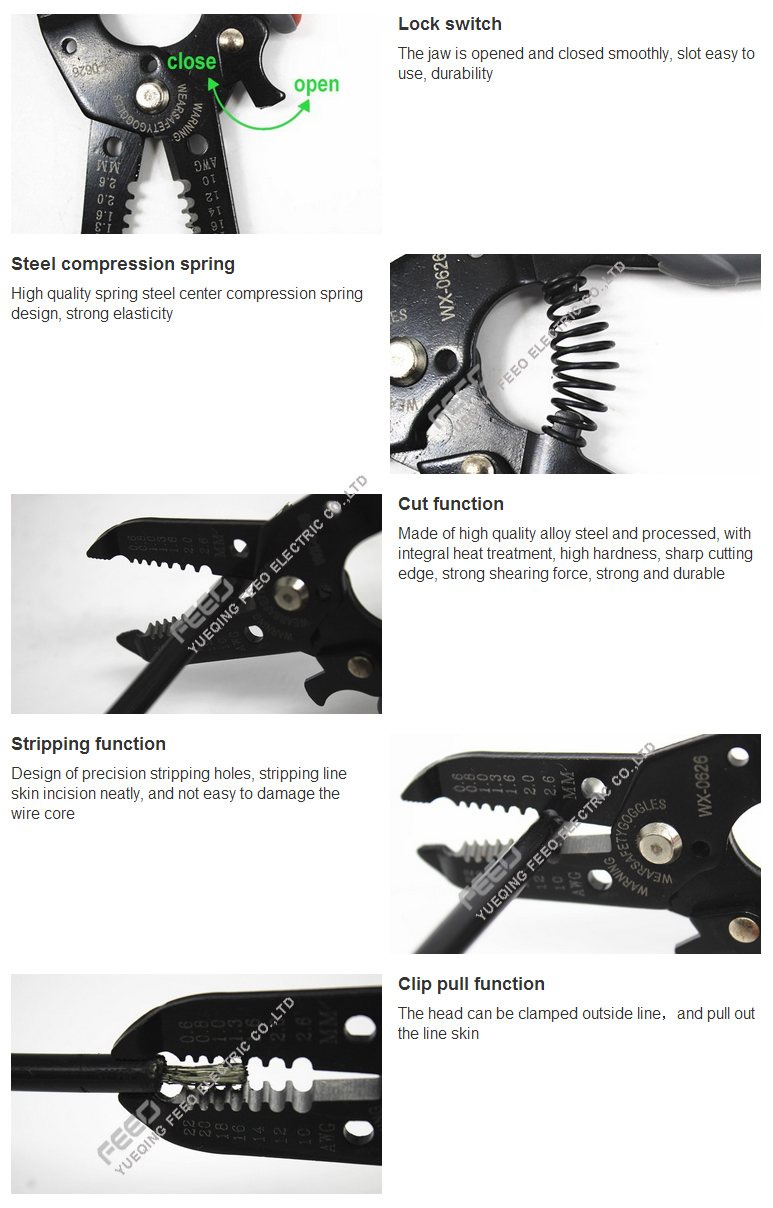 China Supplier Precision Solar Cable Stripper with Cost Price and CE High Quality