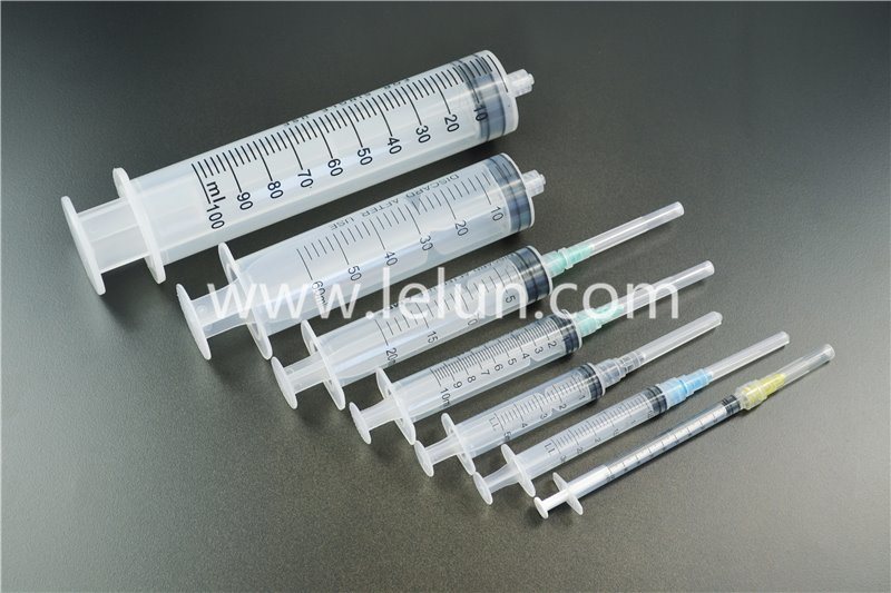 20cc Medical Three Parts Luer Slip/Locksyringe with Needle