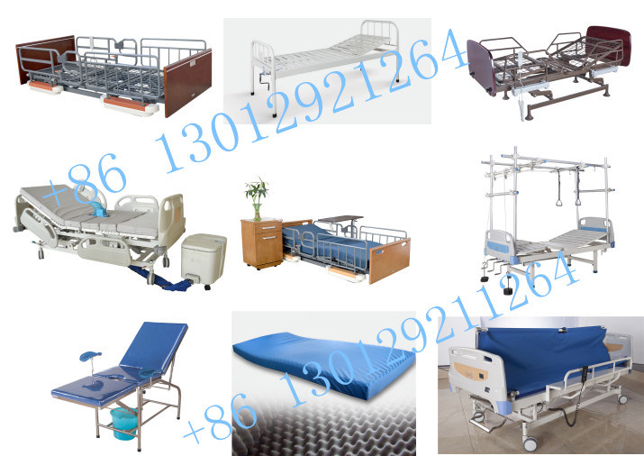 Semi-Electric Height Adjusted Medical Bed Hospital Bed Patient Bed Manufacture