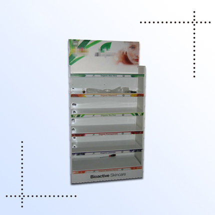 Supermarket Promotional Portable PVC Display Rack