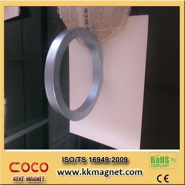 Ring Magnet with Big Hole, Permanent Magnet, Neodymium Magnet Wind Turbine N35, N38, N40, N42, N45, N48, N50, N52