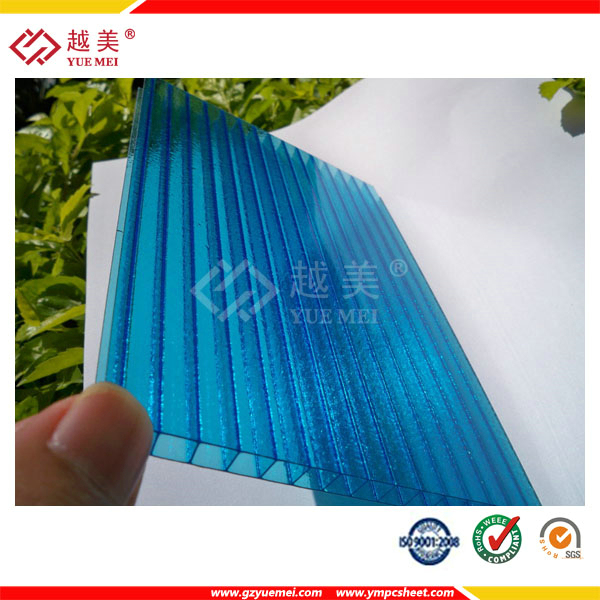 Polycarbonate Plastic Roof Panels Twin-Wall Hollow Sheet