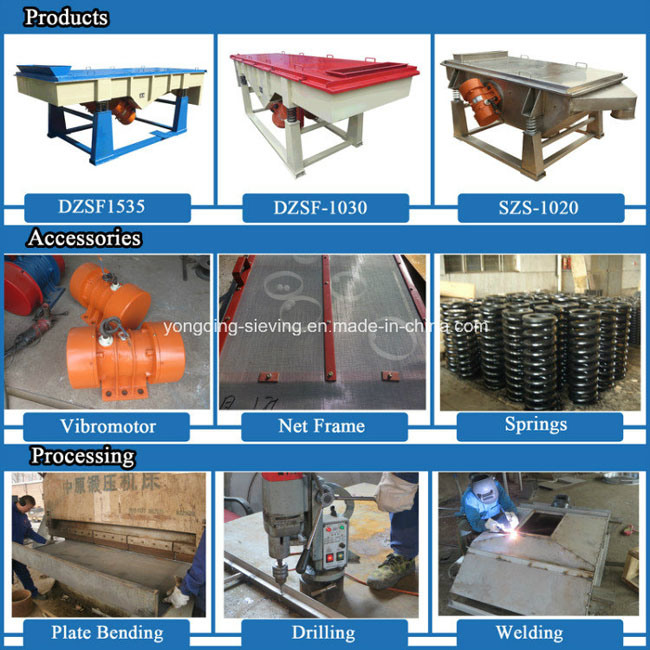 Factory Price Linear Stainless Steel Coca Seeds Vibrating Screen