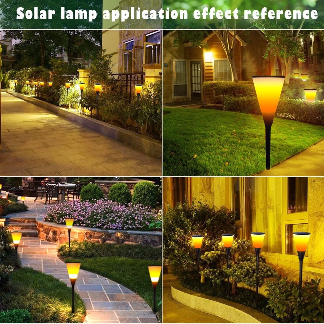 2019 Markets Solar Fire Cup Flame Balze Lawn Wall Decoration Lantern Lamp Light