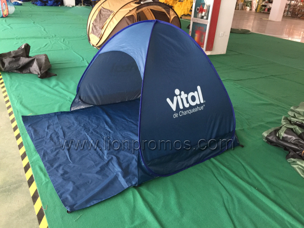 Vital Beverage Drink Promotion Events Gifts UV Coating Auto Open Camping Tent