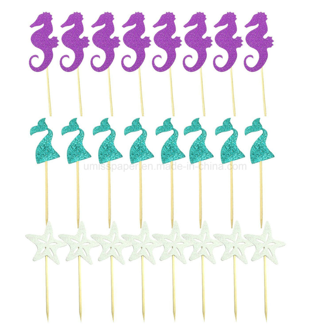 Umiss Paper Tissue Flowers Birthday Mermaid Party Decoration