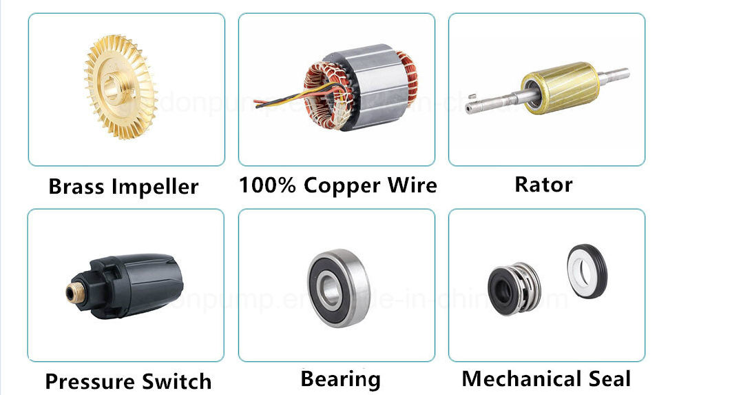 Wzb 100% Copper Surface Self Priming Vortex Household Pressure Pump