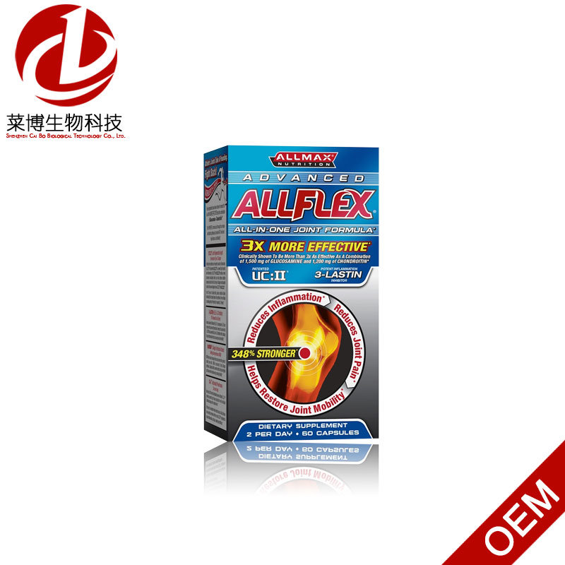 Allmax Nutrition, Allflex Joint Health, 3X Strength Glucosamine + Collagen, 60 Capsules