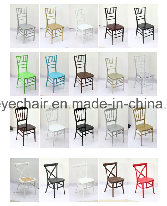 Fan-Back Plastic Outdoor Folding Chair for Wedding