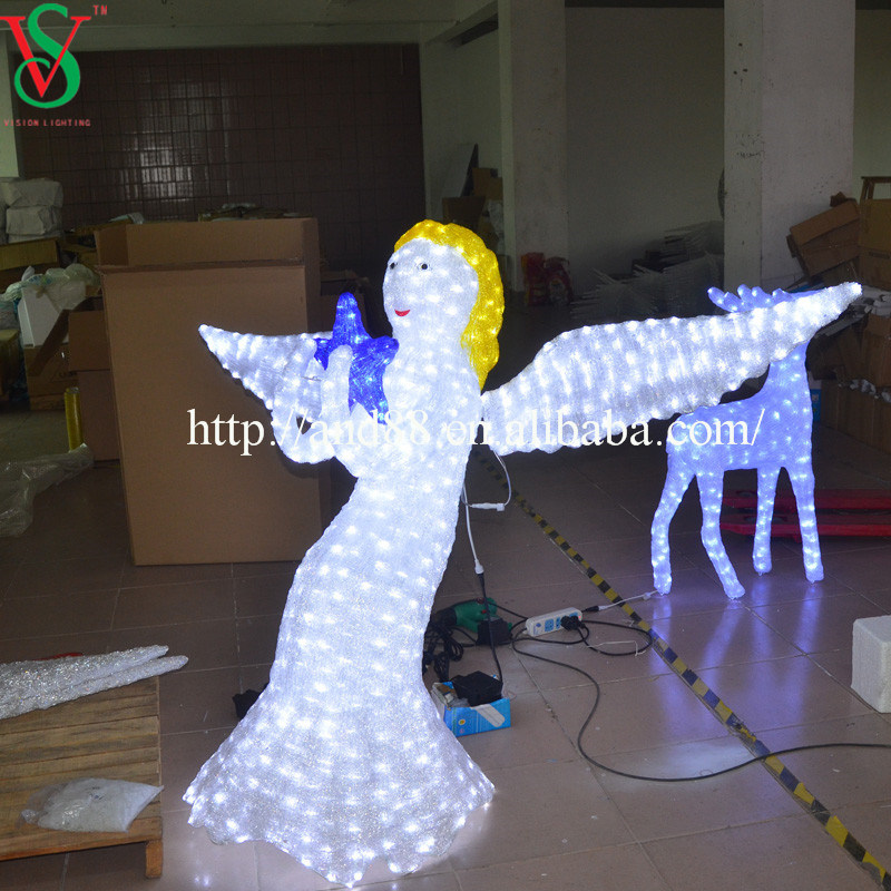 Outdoor LED Angel for Christmas Decoration Lights
