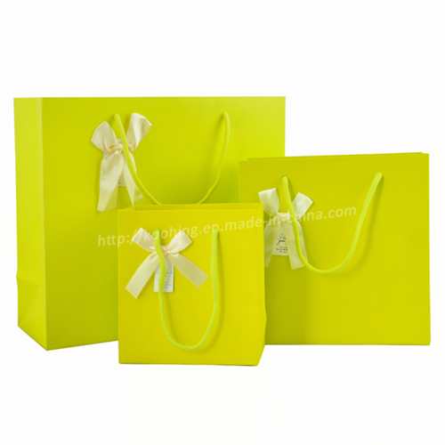 Customized Design Art Paper Handle Bag/Handbag for Garment