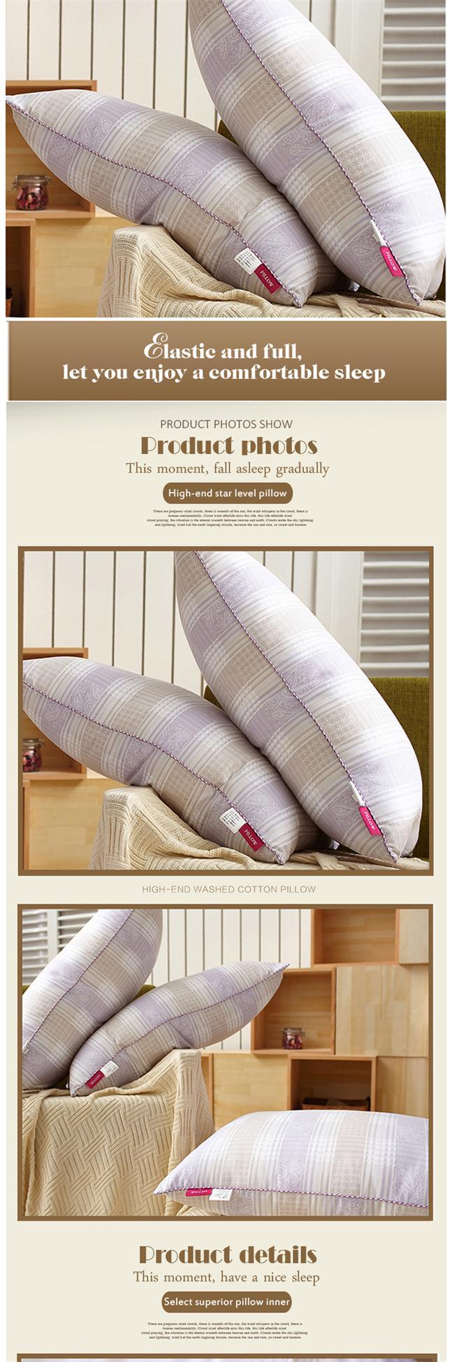 Wholesale Cheap Price 100% Polyester Hotel Bolster Pillow