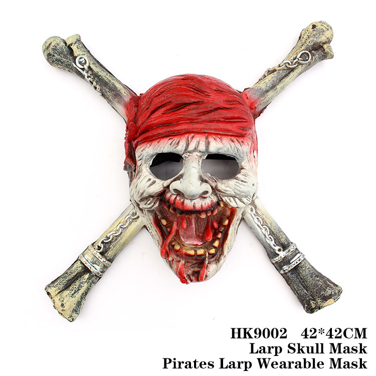 Larp Skull Mask Pirates Larp Wearable Mask 42cm HK9002