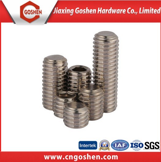 Stainless Steel DIN916 Hexagon Socket Set Screws with Cup Point