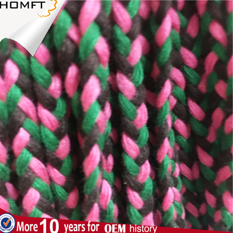 Mix ColorÂ  Flat CottonÂ  String Braided Rope/Cord