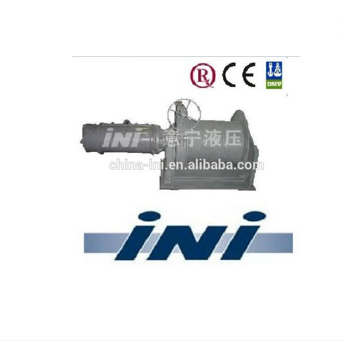 Ini 100kn 10 Ton Electric Hydraulic Towing Winch for Marine, Mooring Winch