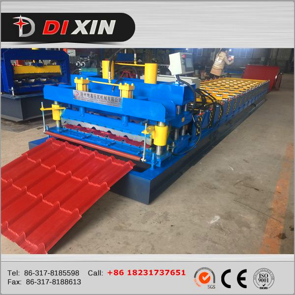 Glazed Roll Forming Machinery Roof Tiles Making Machine