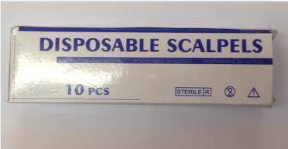 Ce Approved Disposable Surgical Scalpel