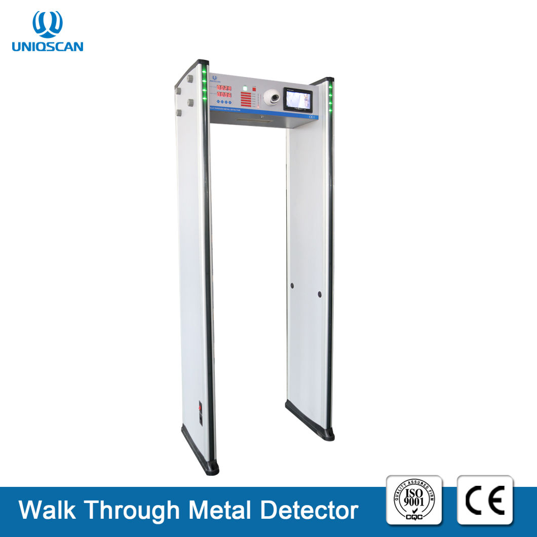 33 Zones High Sensitvity Walk Through Metal Detector with CCTV Camera and DVR for Supermaket.