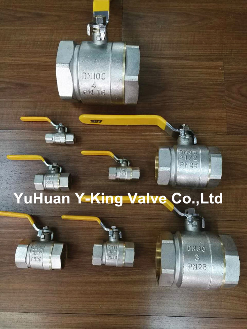 Brass Plumbing Water Control Ball Valve with Factory Price (YD-1021)
