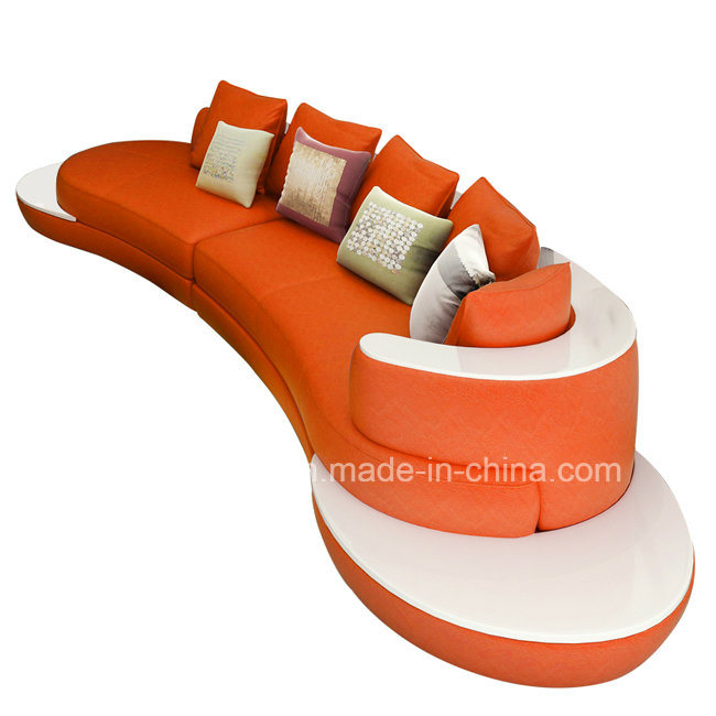 Italian Style Half Moon Shape Sectional Sofa S8021