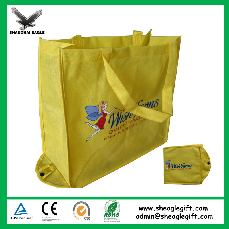 Custom Printed Lamination PP Promotional Shopping Non Woven Tote Bag