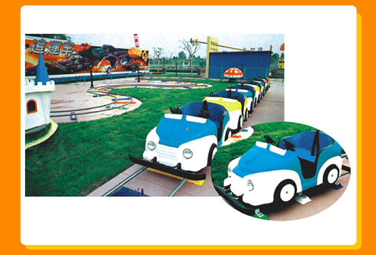 Amusement Park Kids Children Cartoon Car Chasing Train Rides Electric Trackless (KL6001)