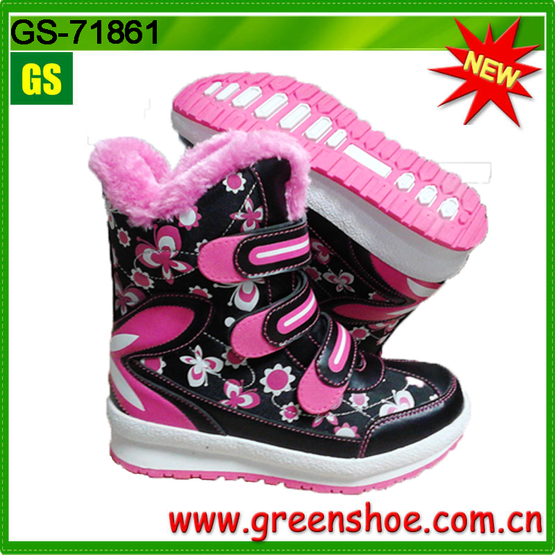 OEM Upper Snow Boots Winter Boots Fur Boots for Girl