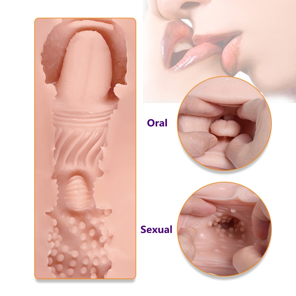 Hot Pocket Pussy Masturbator Silicone Rubber Pussy Realistic Vagina for Man