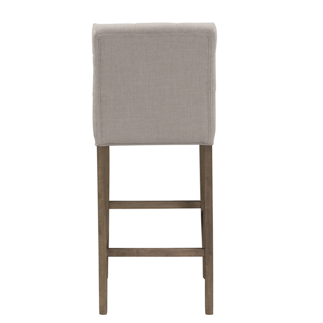 Modern Wood Bar Stool Fabric Leisure Home Furniture Chair