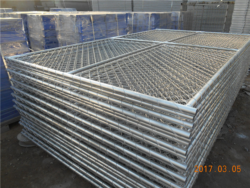 6FT Height Chain Link Temporary Fencing, Chain Link Mesh Fence Panel