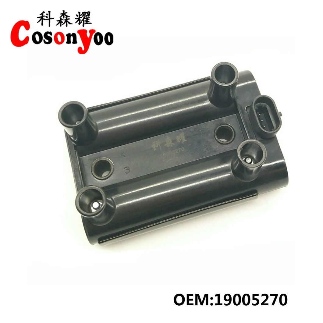 Auto Parts Ignition Coil Delphi Three Generations of Wuling Double Row Dongfeng Xiaokang K07 Hafei Public Opinion Lifan 520620 Geely King Kong 19005270