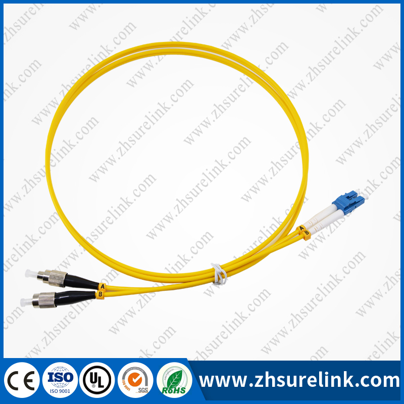 Optical Fiber Patch Cord FC/Upc-LC/Upc-Sm-9/125-Duplex Single Mode