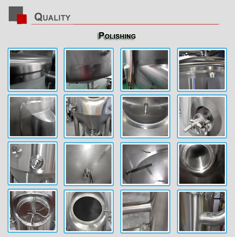 3.0mm Thickness SUS304 Stainless Steel What Equipments Needed for Microw Brewery