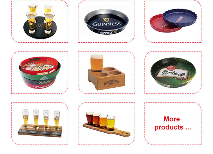 Christmas Full Color Printing Party Serving Tray for Promotional Use