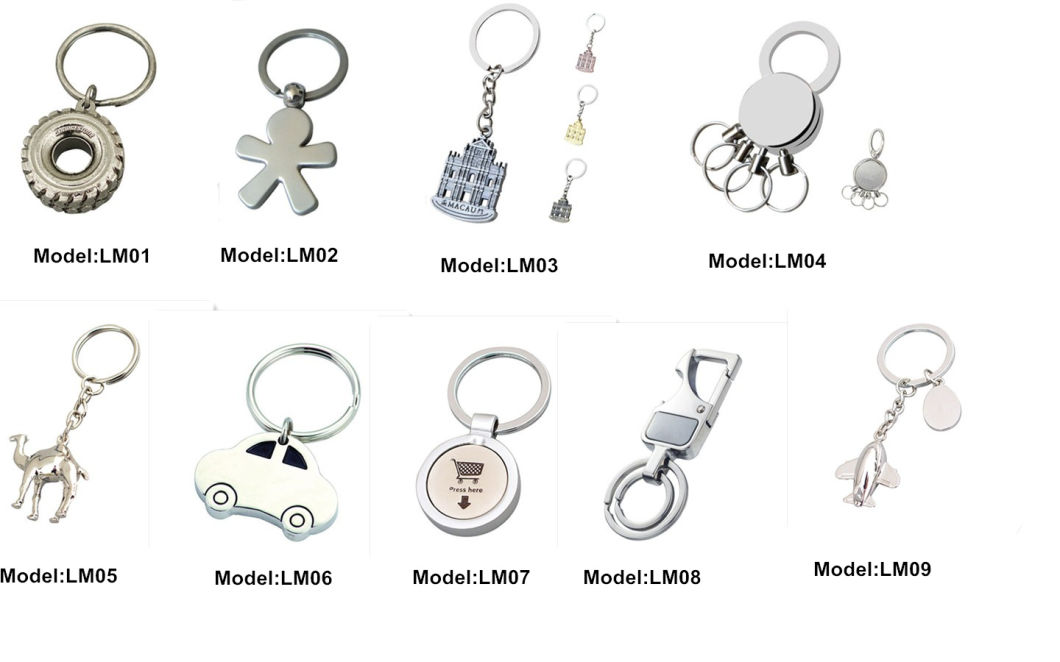 Customized Wholesale Metal Spinning Keychain