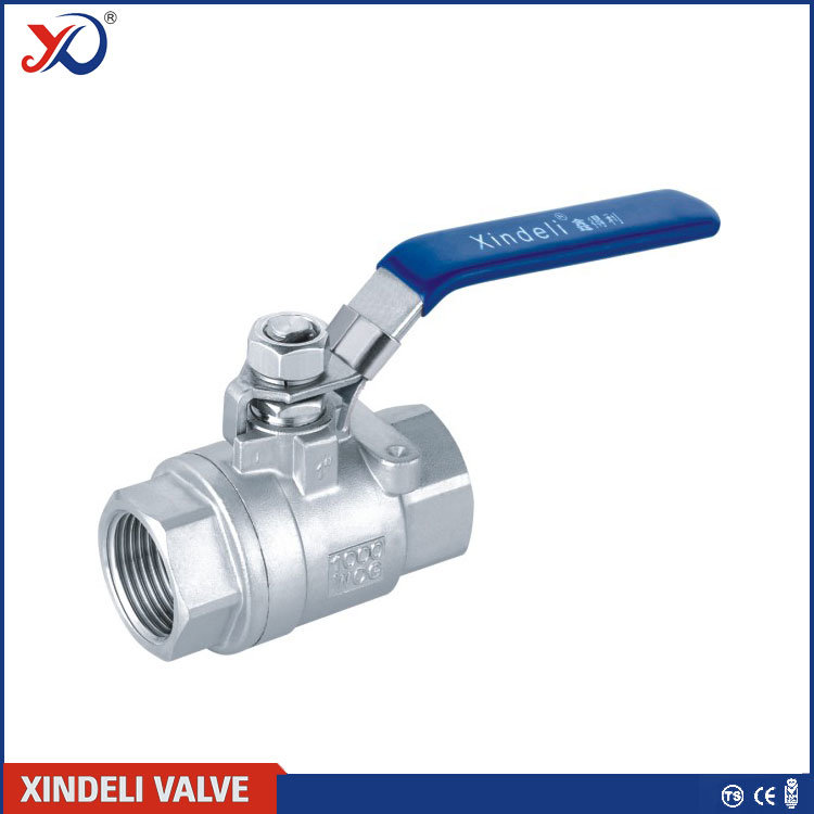 Stainless Steel 2PC NPT Ball Valve with Blow-out Proof Stem