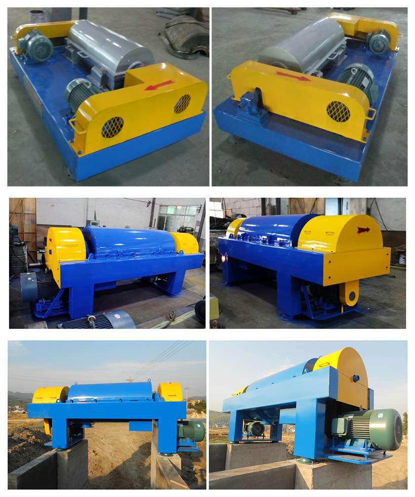 Continuous Sludge Dewatering Decanter Centrifuge Machine