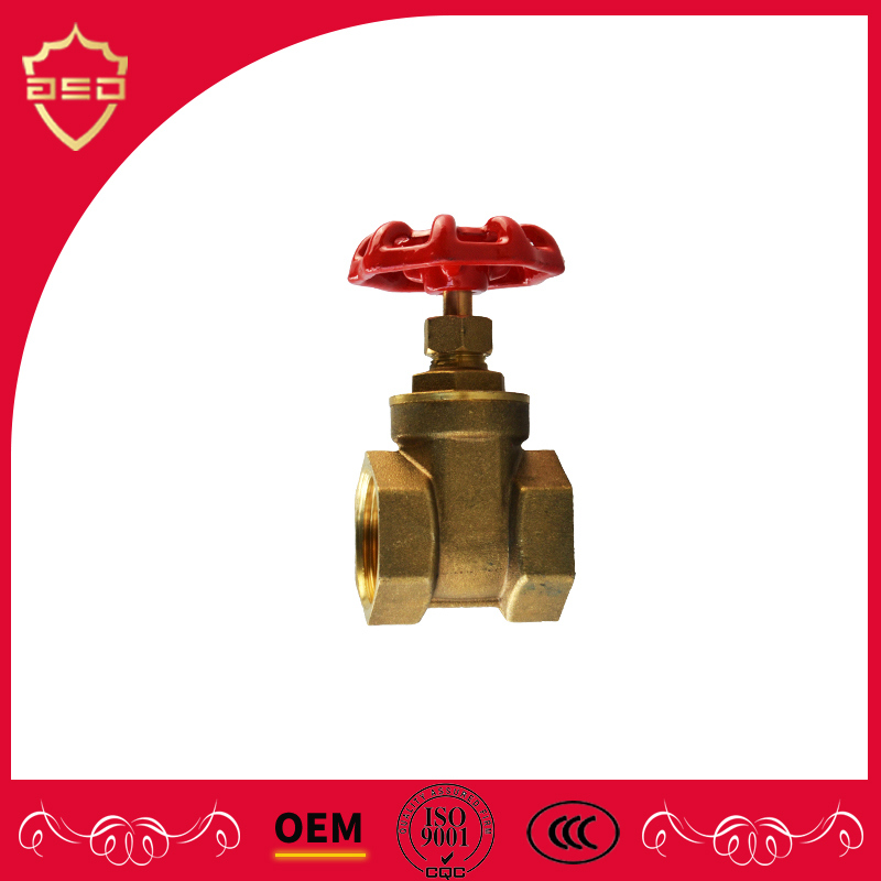 1 Inch Brass Polished Pn16 Brass Gate Valve