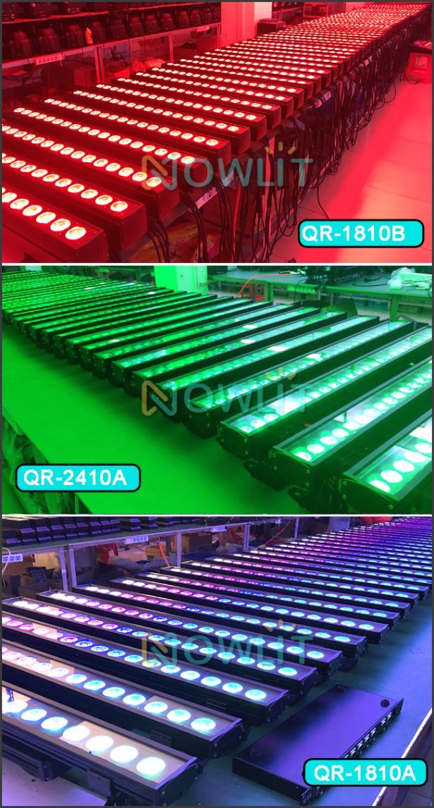 18PCS 10W Exterior Stage Project Lighting LED Wall Washer