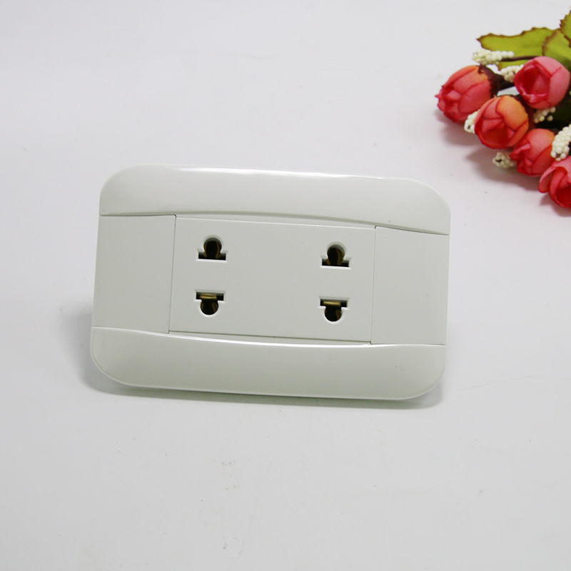 American Standard Electrical Switch Plug with Double Sockets